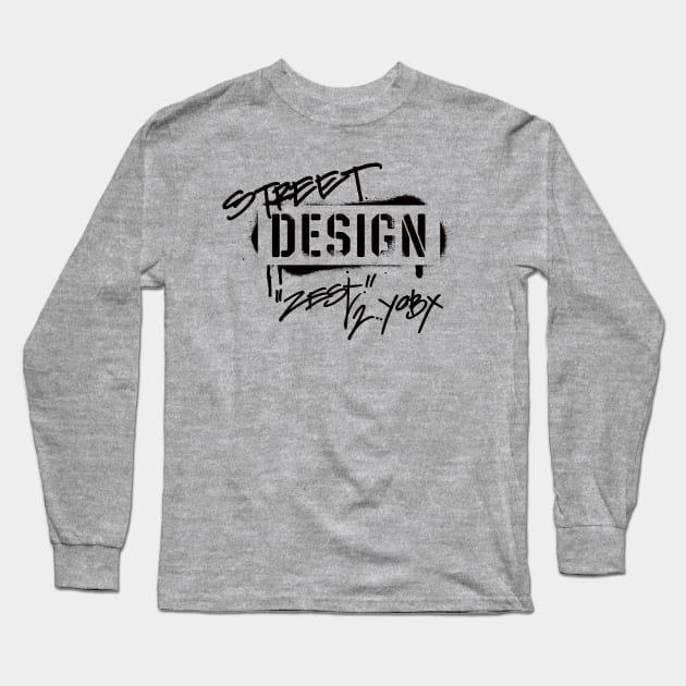 Street Design Long Sleeve T-Shirt by JP